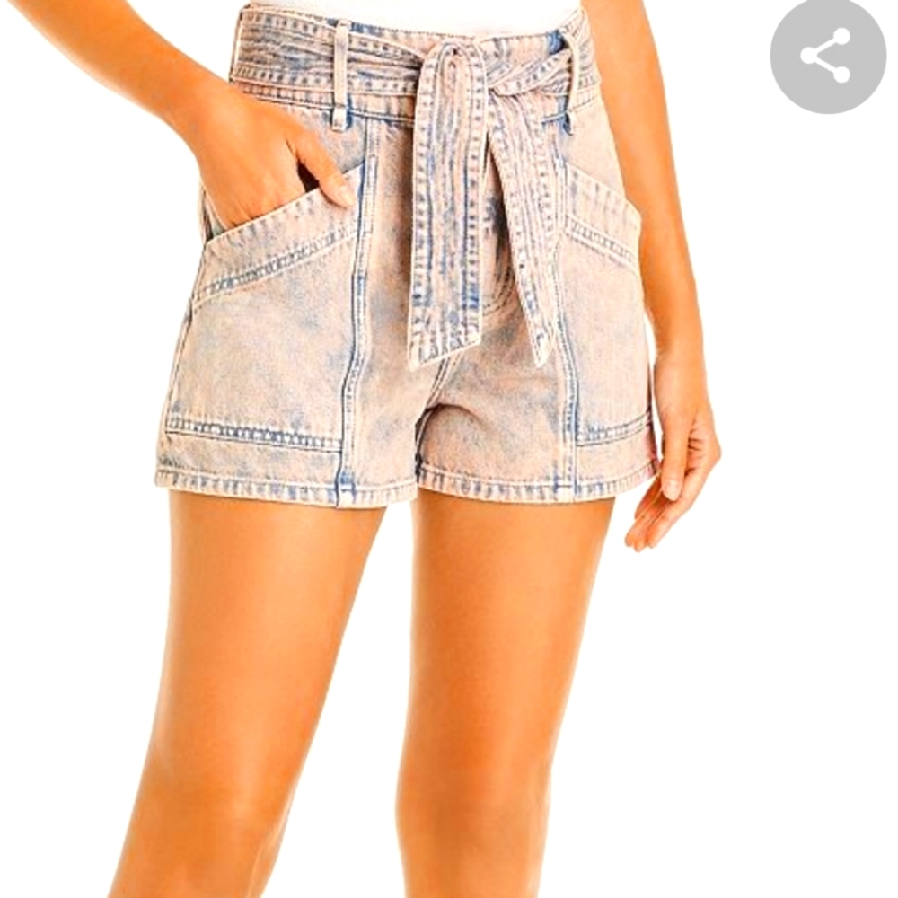 Joie acid wash shorts